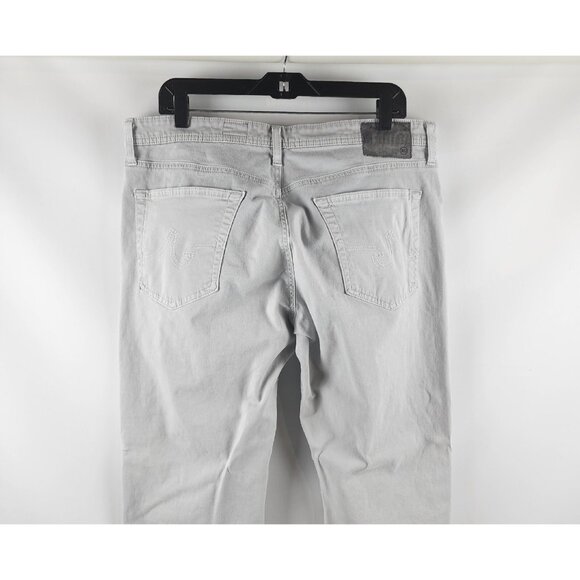 AG Adriano Goldschmied Pants Mens 36 The Graduate Tailored Leg Light Gray - Picture 8 of 10
